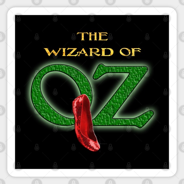 The Wizard of Oz - Design #1 Sticker by MarinasingerDesigns